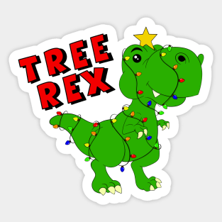 Christmas Tree-Rex Sticker